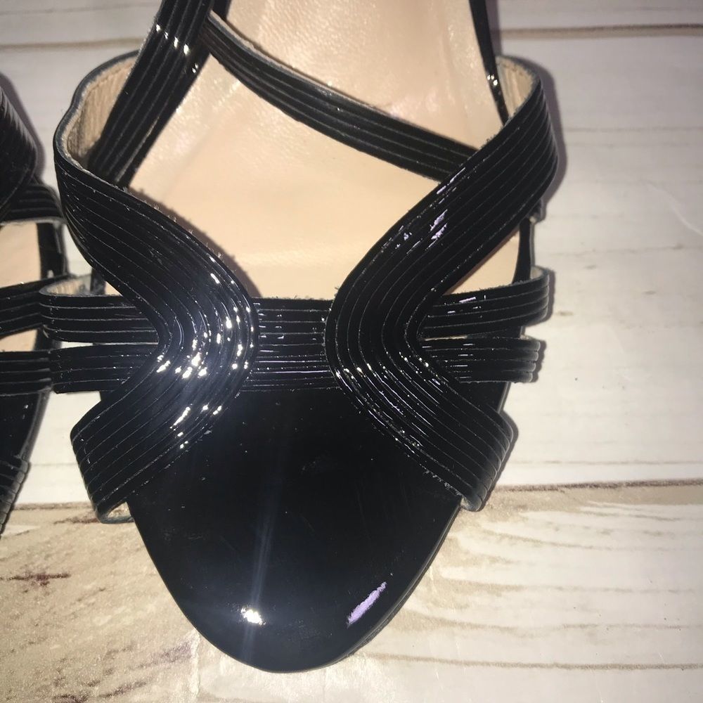 Talbots Getty Black Patent Leather Heel-Size 6B - Picture 5 of 8